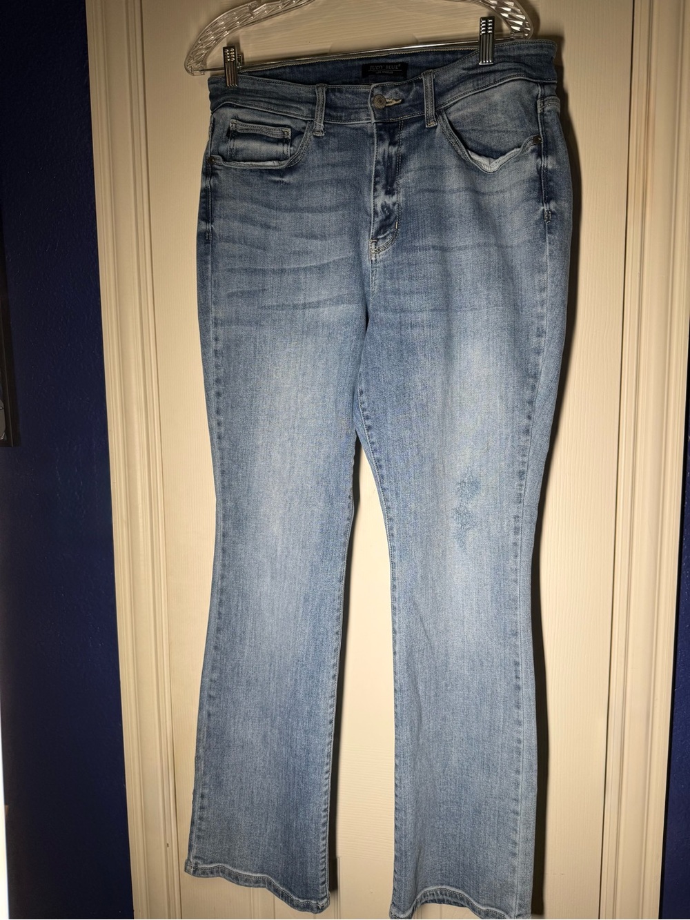 Judy Blue Light Blue Flare Jeans Sz 32 Waist